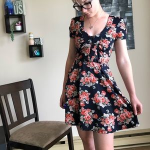 Costa Blanca Vintage 50’s Style Floral Mini Dress